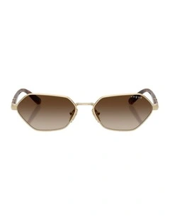 Metal Sunglasses in Gold