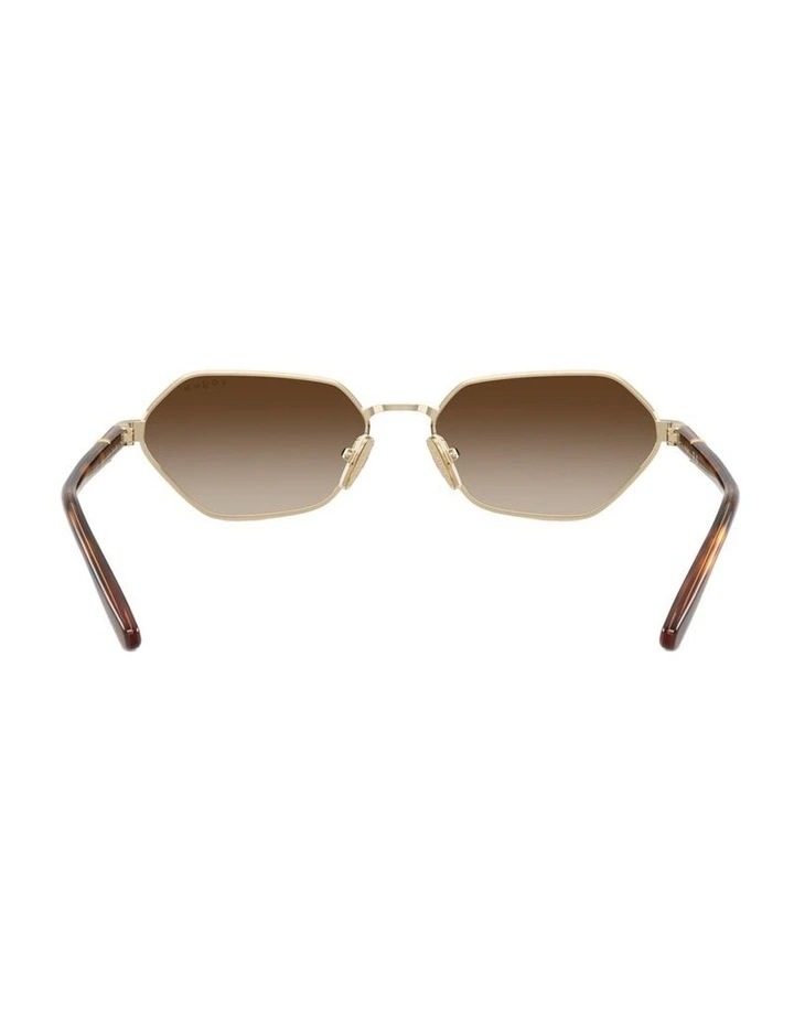 Metal Sunglasses in Gold image 2