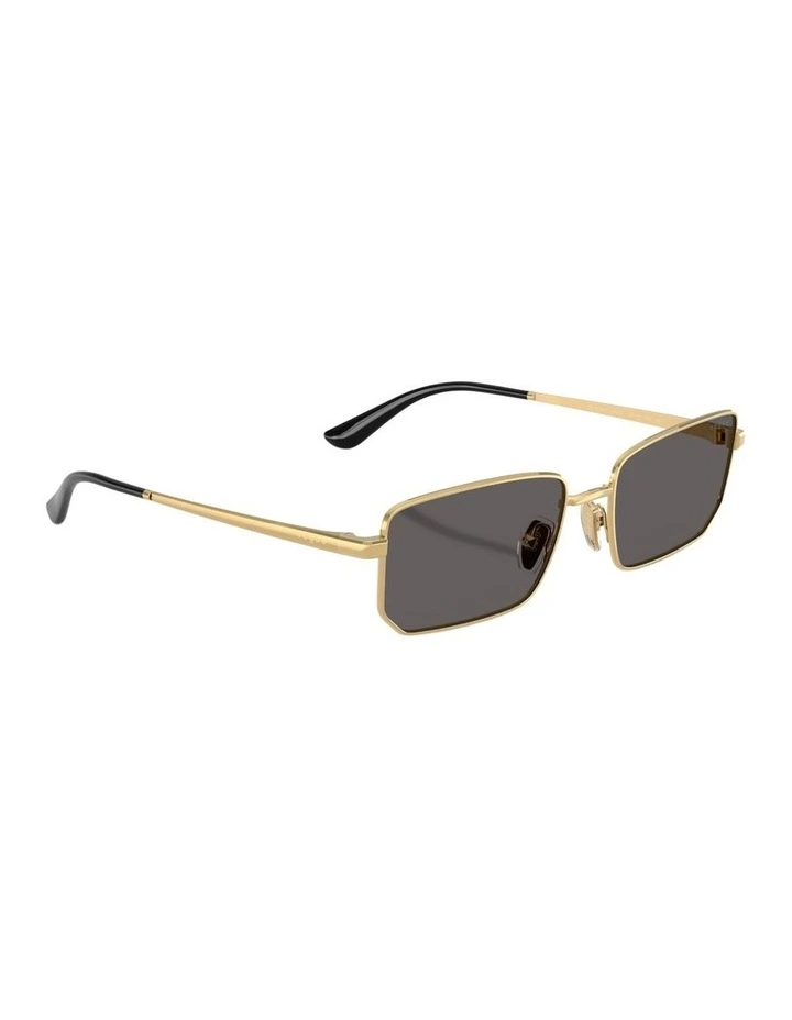 Metal Sunglasses in Gold image 3
