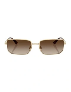 Metal Sunglasses in Gold