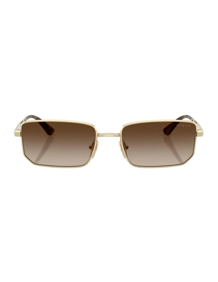 Metal Sunglasses in Gold image 1