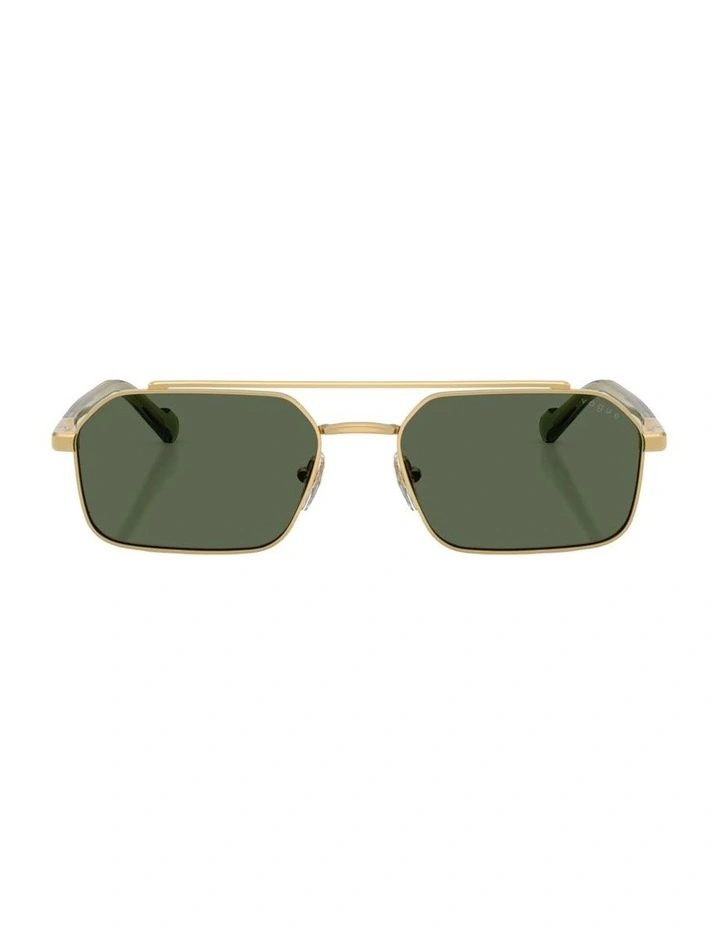 Metal Sunglasses in Gold image 2