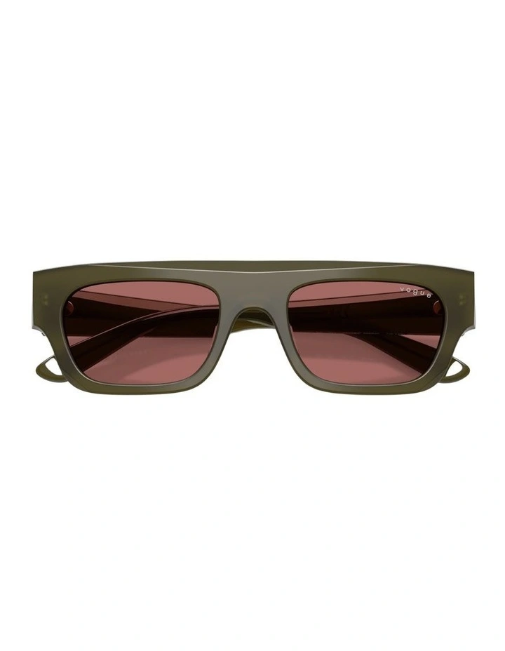 Acetate Sunglasses in Green image 4