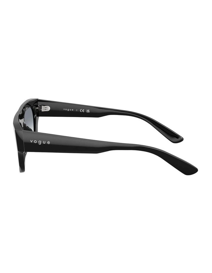 Acetate Sunglasses in Black image 3