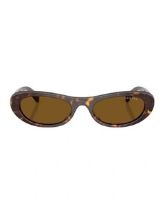 Acetate Polarised Sunglasses in Brown