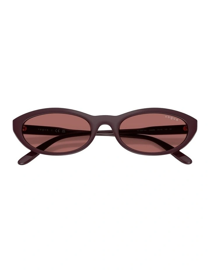 Nylon Sunglasses in Red image 4