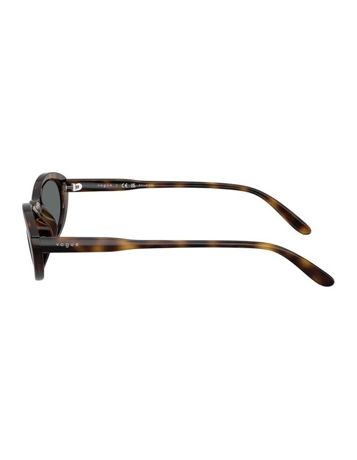 Nylon Polarised Sunglasses in Brown image 2