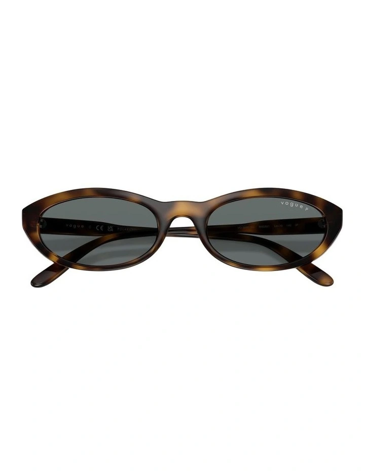 Nylon Polarised Sunglasses in Brown image 3