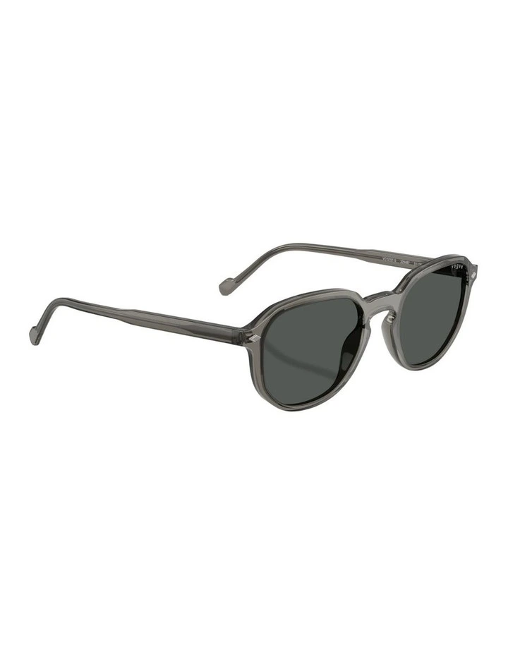 Acetate Sunglasses in Grey image 3