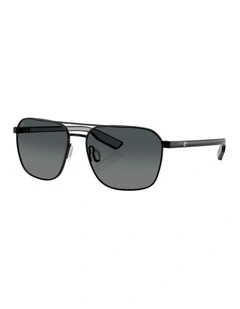 Wader Metal Polarised Sunglasses in Black