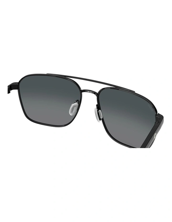 Wader Metal Polarised Sunglasses in Black image 6