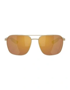 Costa Wader Metal Polarised Sunglasses in Gold