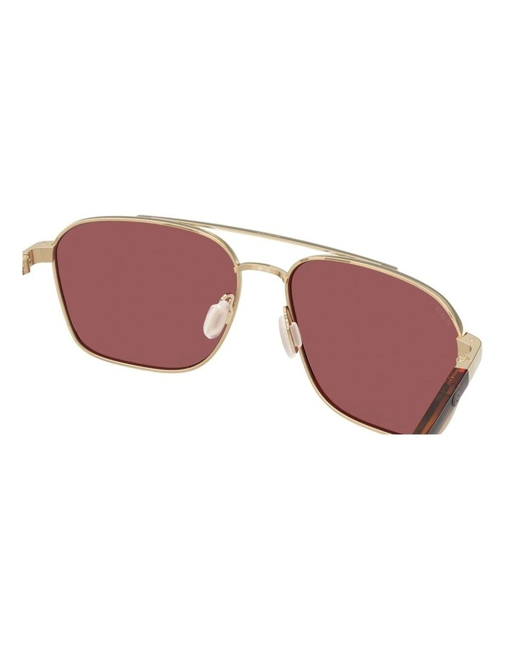 Costa Wader Metal Polarised Sunglasses in Gold image 5