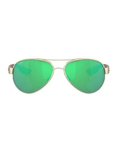 Costa Loreto Metal Polarised Sunglasses in Pink