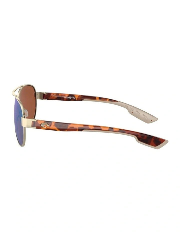 Costa Loreto Metal Polarised Sunglasses in Pink image 2