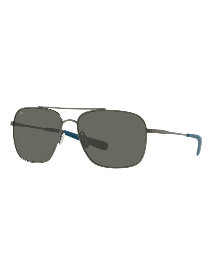 Costa Canaveral Titanium Polarised Sunglasses in Grey image 1
