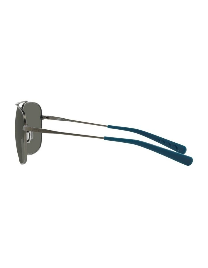 Costa Canaveral Titanium Polarised Sunglasses in Grey image 3