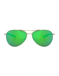 Costa Piper Titanium Polarised Sunglasses in Gold