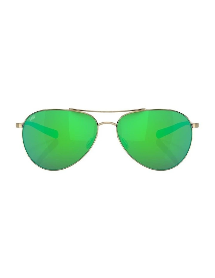 Costa Piper Titanium Polarised Sunglasses in Gold image 1