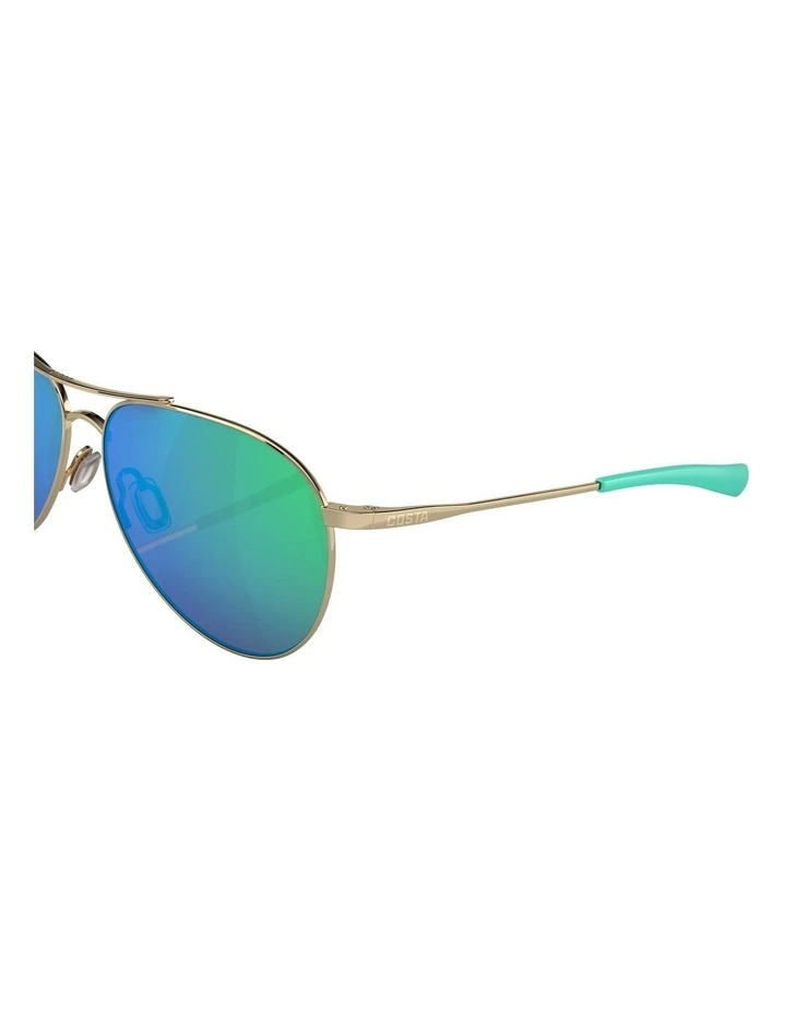 Costa Piper Titanium Polarised Sunglasses in Gold image 4