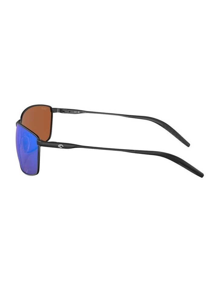 Costa Turret Titanium Polarised Sunglasses in Black image 1