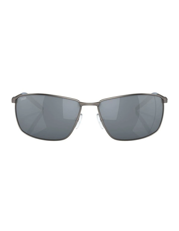 Turret Titanium Polarised Sunglasses in Grey image 1