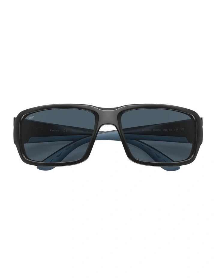 Costa Fantail Injected Polarised Sunglasses in Black image 5