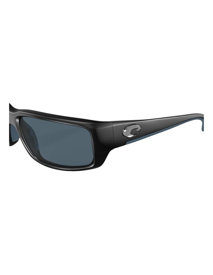 Costa Fantail Injected Polarised Sunglasses in Black image 6