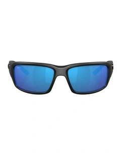 Costa Fantail Injected Polarised Sunglasses in Black