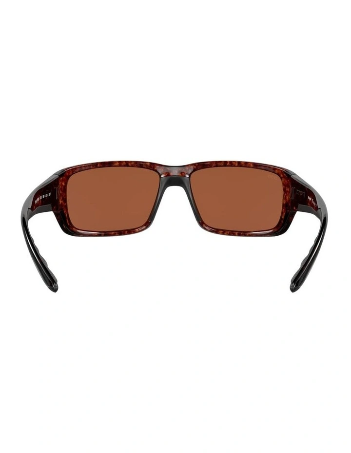 Costa Fantail Injected Polarised Sunglasses in Tortoise image 3