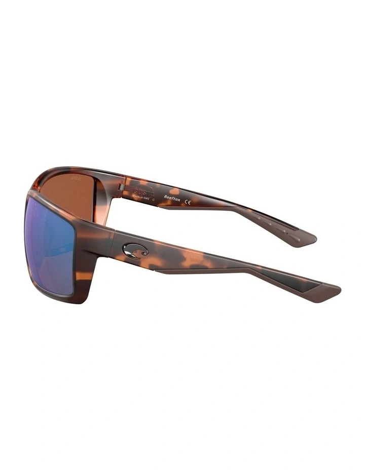Costa Reefton Injected Polarised Sunglasses in Tortoise image 3