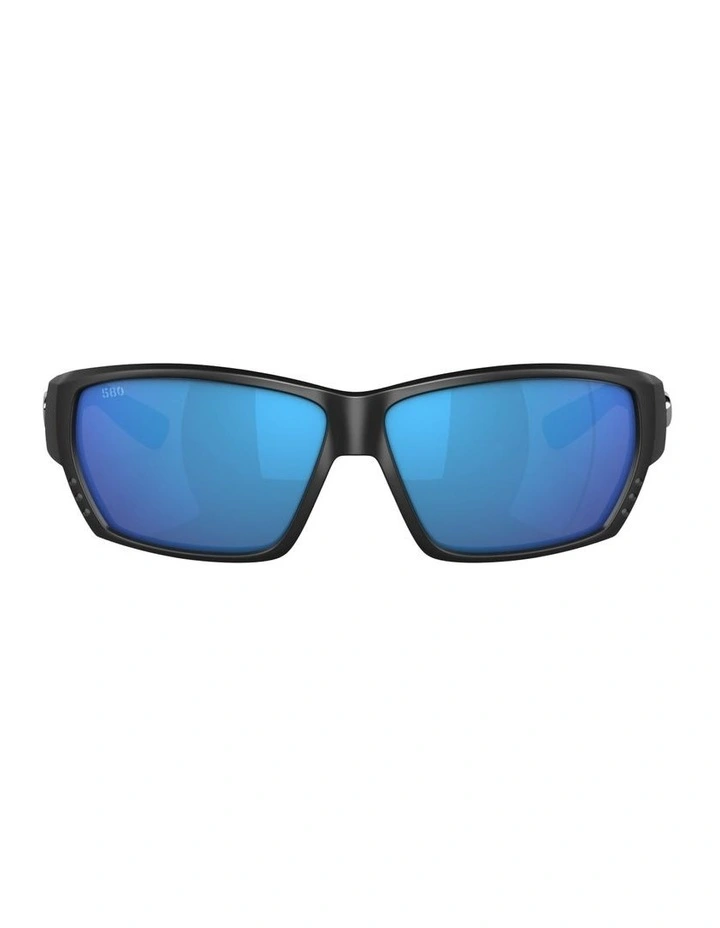 Costa Tuna Alley Injected Polarised Sunglasses in Black image 1