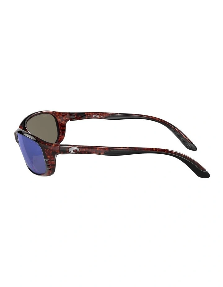 Costa Brine Injected Polarised Sunglasses in Tortoise image 2