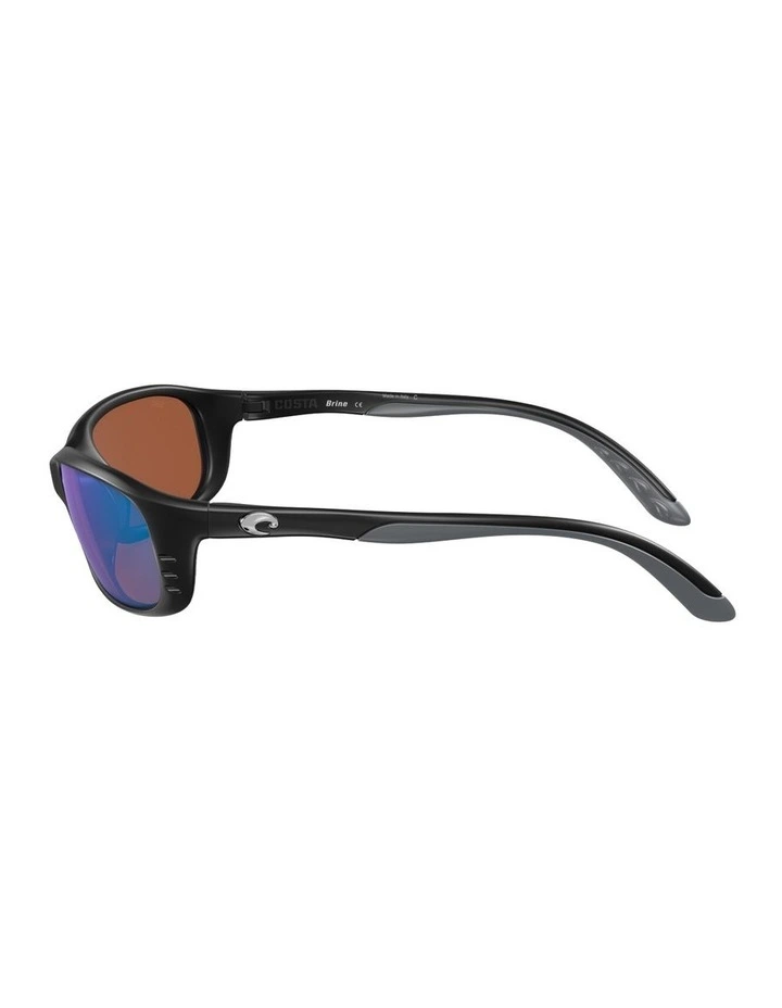 Brine Injected Polarised Sunglasses in Black image 2