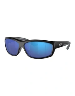 Saltbreak Injected Polarised Sunglasses in Black