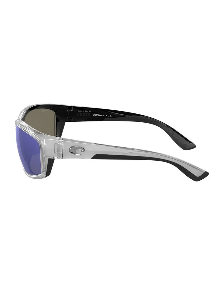 Saltbreak Injected Polarised Sunglasses in Silver image 3