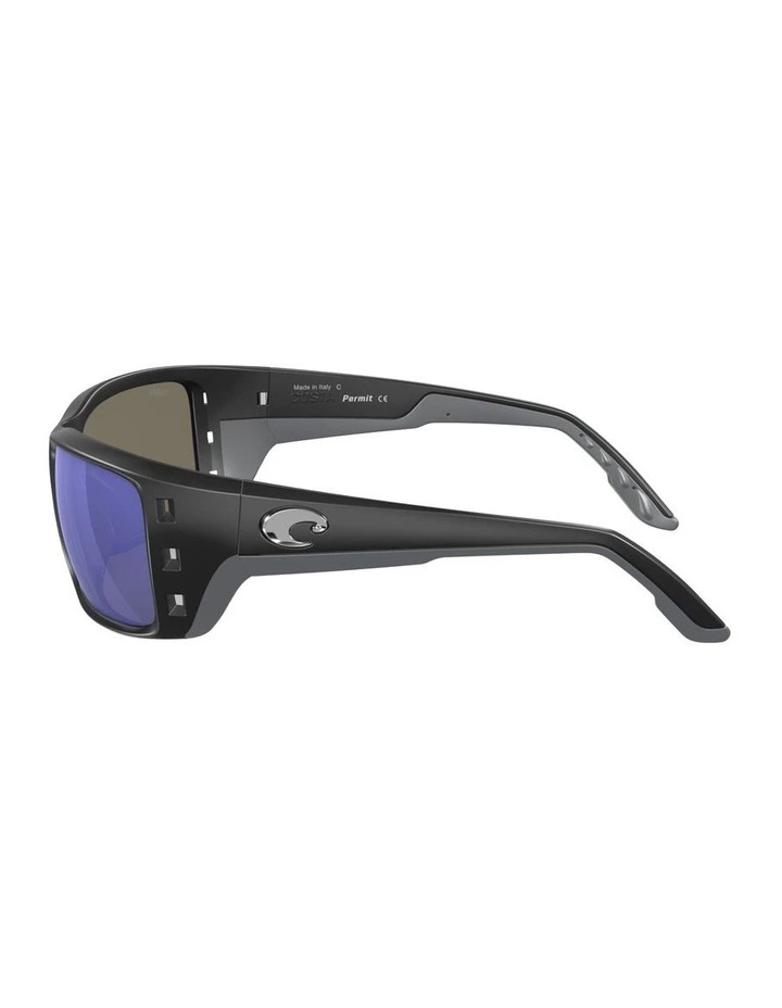 Permit Injected Polarised Sunglasses in Black image 3