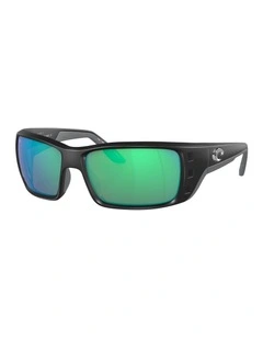Permit Injected Polarised Sunglasses in Black
