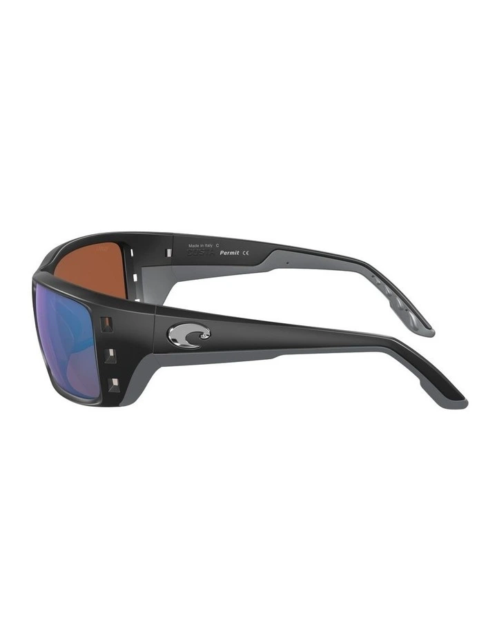 Permit Injected Polarised Sunglasses in Black image 3
