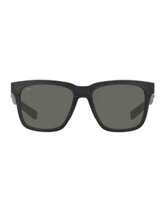 Pescador Injected Polarised Sunglasses in Black