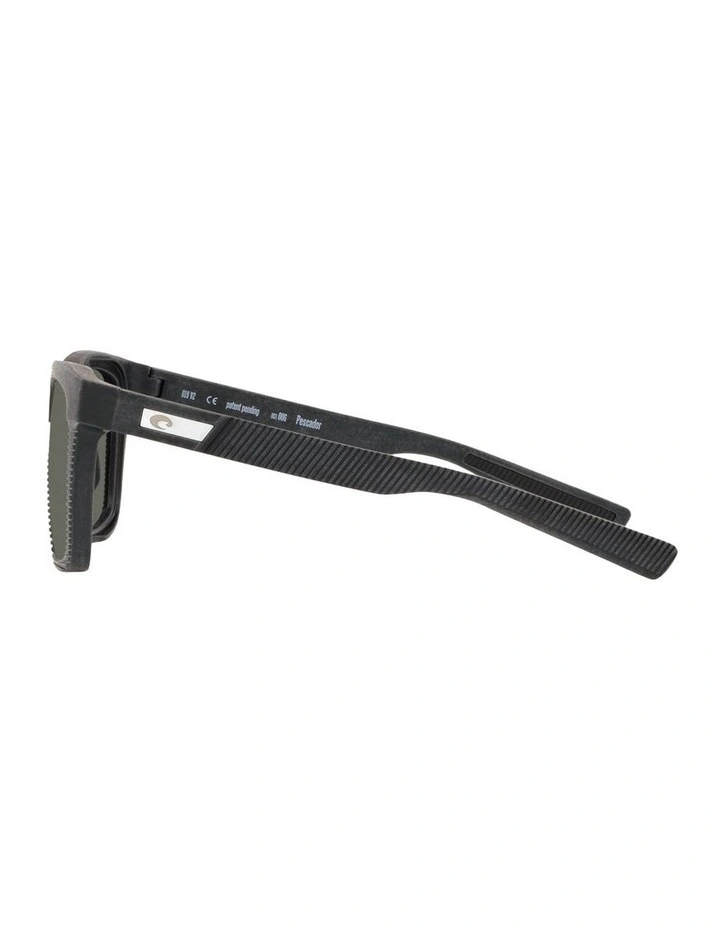 Pescador Injected Polarised Sunglasses in Black image 2