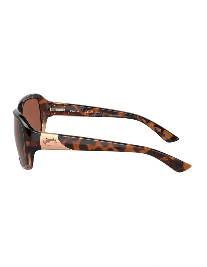 Gannet Injected Polarised Sunglasses in Tortoise image 2