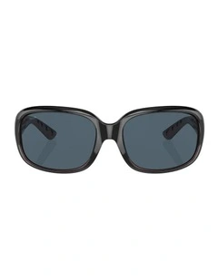 Gannet Injected Polarised Sunglasses in Black