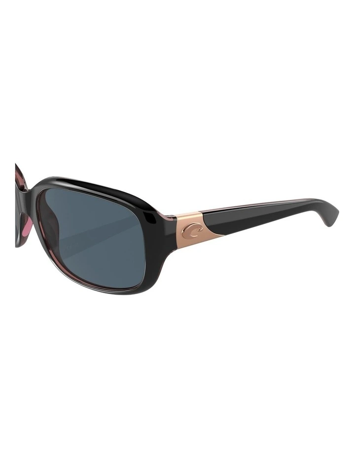 Gannet Injected Polarised Sunglasses in Black image 3
