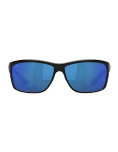 Mag Bay Injected Polarised Sunglasses in Black