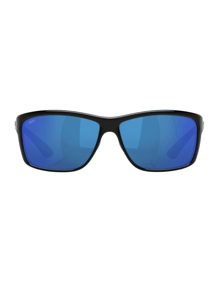 Mag Bay Injected Polarised Sunglasses in Black image 1
