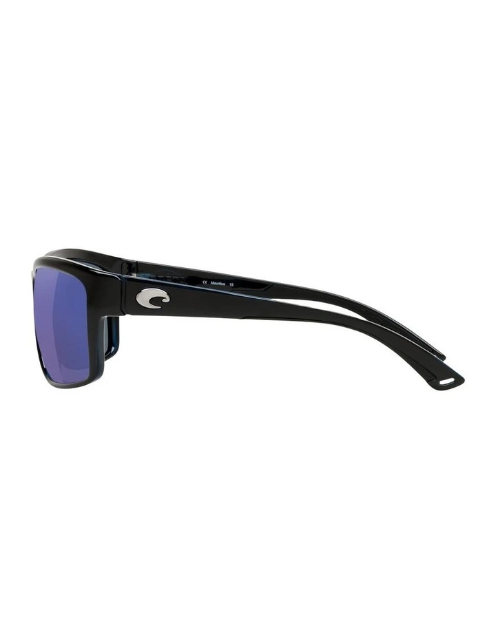 Mag Bay Injected Polarised Sunglasses in Black image 2