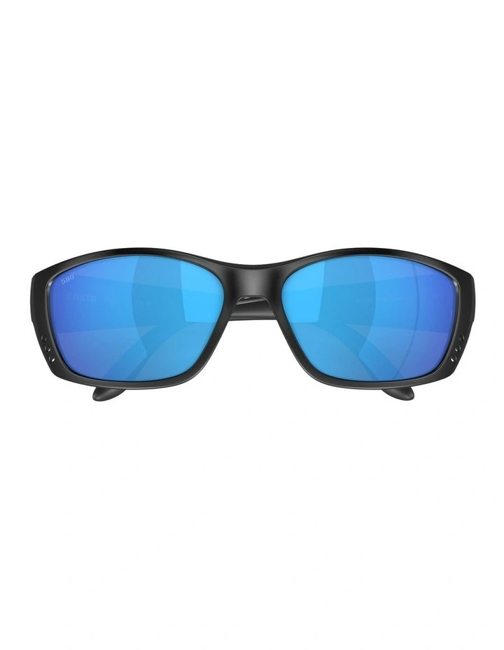Fisch Injected Polarised Sunglasses in Black image 4