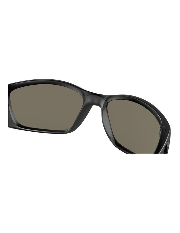Fisch Injected Polarised Sunglasses in Black image 6