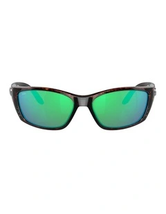 Fisch Injected Polarised Sunglasses in Tortoise